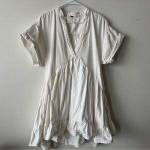White Free People Agnes Dress